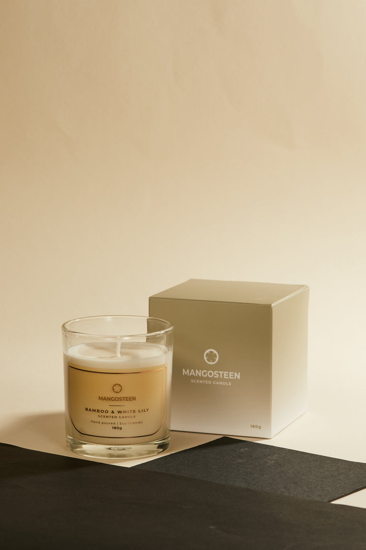 Bamboo & White Lily Candle - 180g