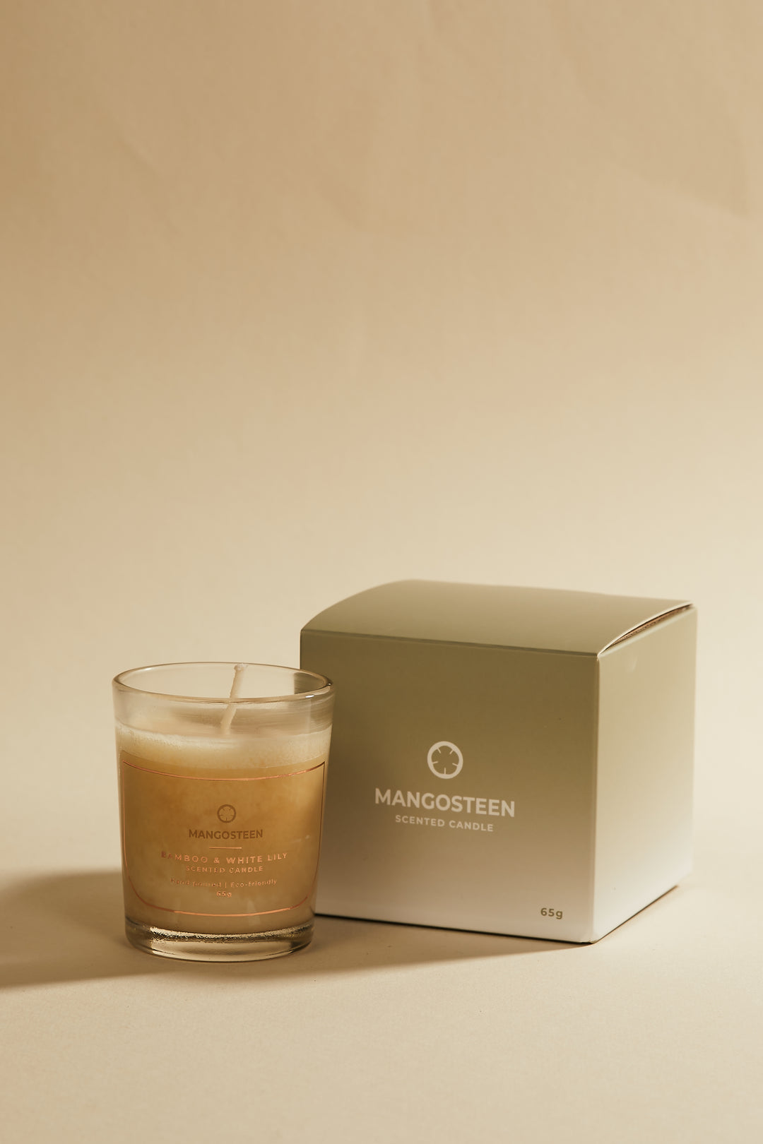 Bamboo & White Lily Soy Candle - 65g