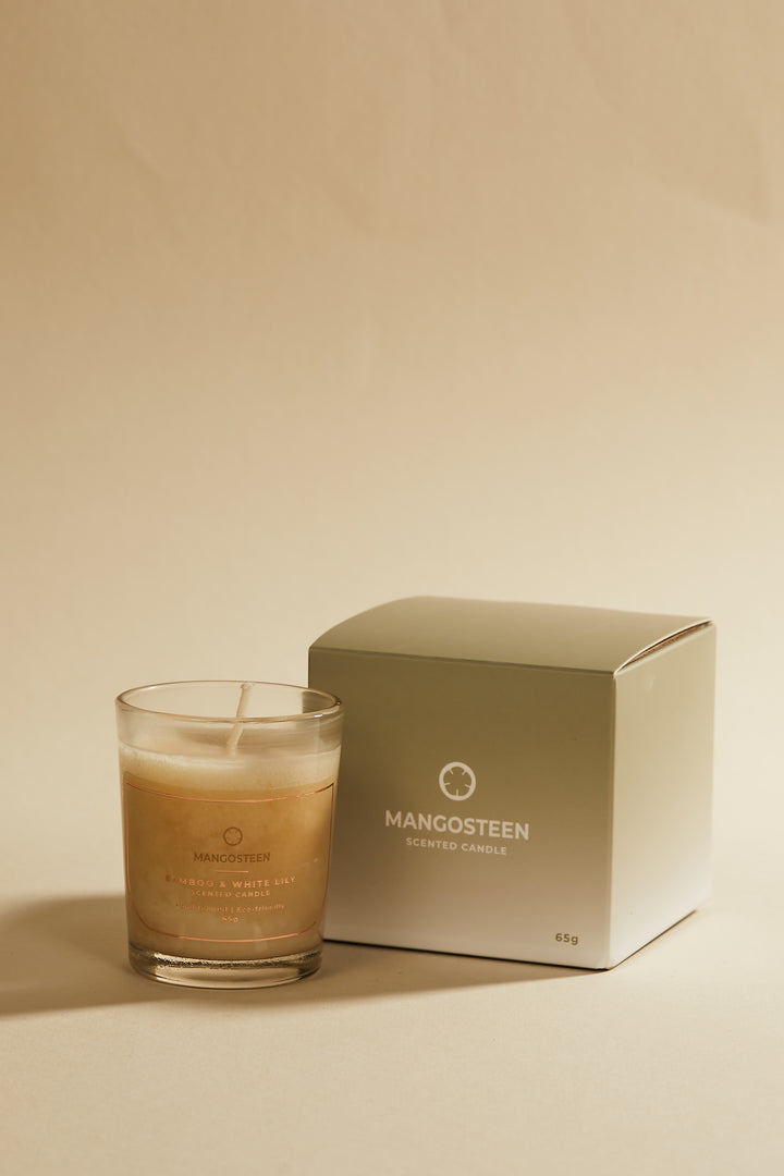 Bamboo & White Lily Soy Candle - 65g