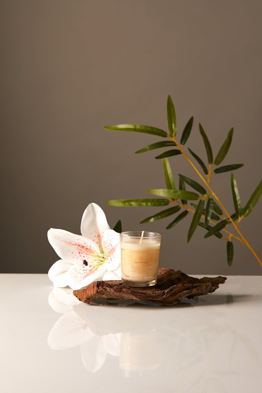 Bamboo & White Lily Soy Candle - 65g