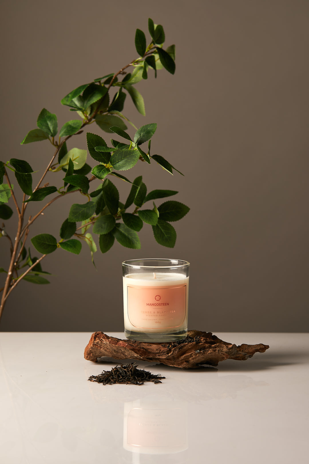 Lychee & Black Tea Soy Candle - 180g